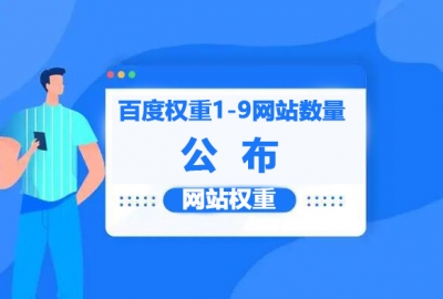 国内百度权重1-9网站数量公布
