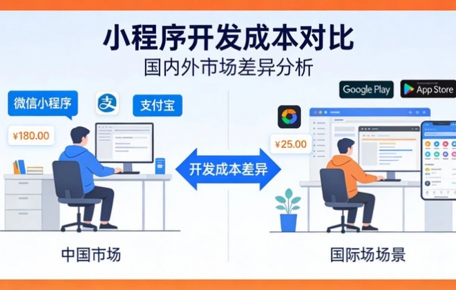 国外和国内小程序开发制作价格差异有哪些？