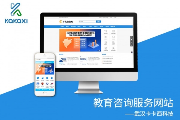 广东教育咨询服务网站制作案例