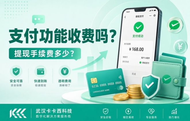 小程序支付功能开通收费吗？提现手续费多少？