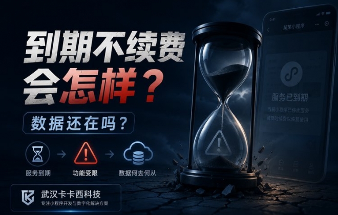小程序到期不续费会怎么样？数据还在吗？