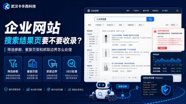 企业网站搜索结果页要不要收录？筛选参数、重复页面和抓取边界怎么处理