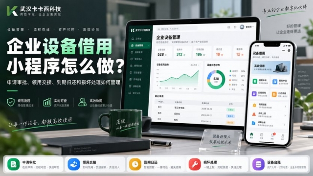 企业设备借用小程序怎么做？申请审批、领用交接、到期归还和损坏处理如何管理