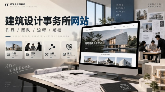 建筑设计事务所网站怎么建设？项目作品、团队角色、服务流程和版权边界如何规划