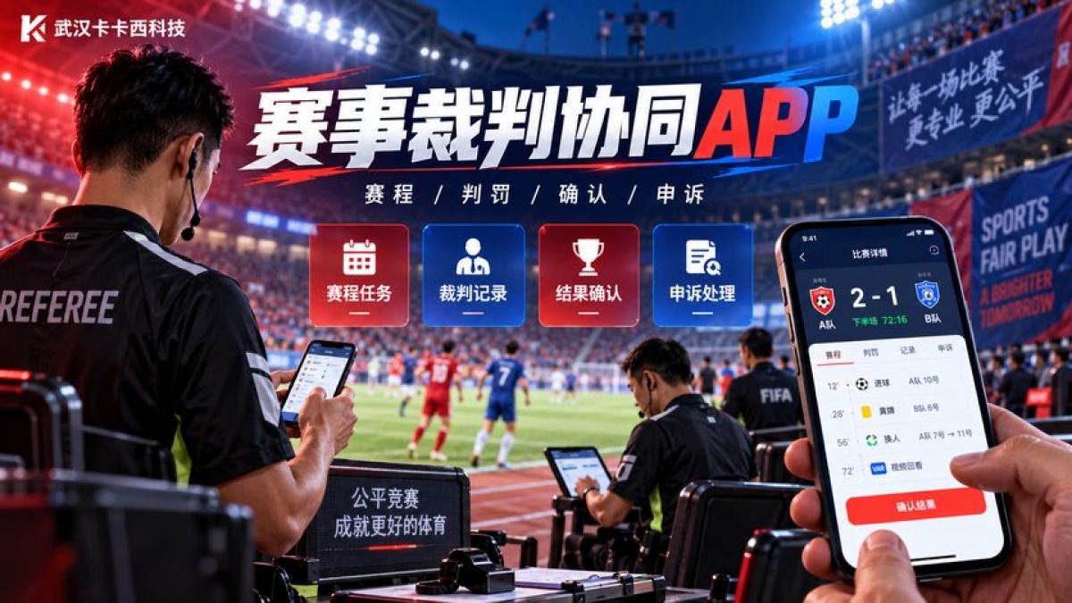 赛事裁判协同APP怎么做？赛程任务、判罚记录、成绩确认和申诉处理如何管理