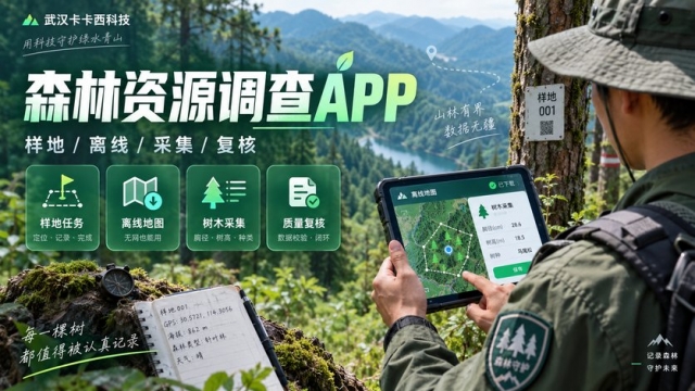 森林资源外业调查APP怎么做？样地任务、离线地图、树木采集和质量复核如何设计