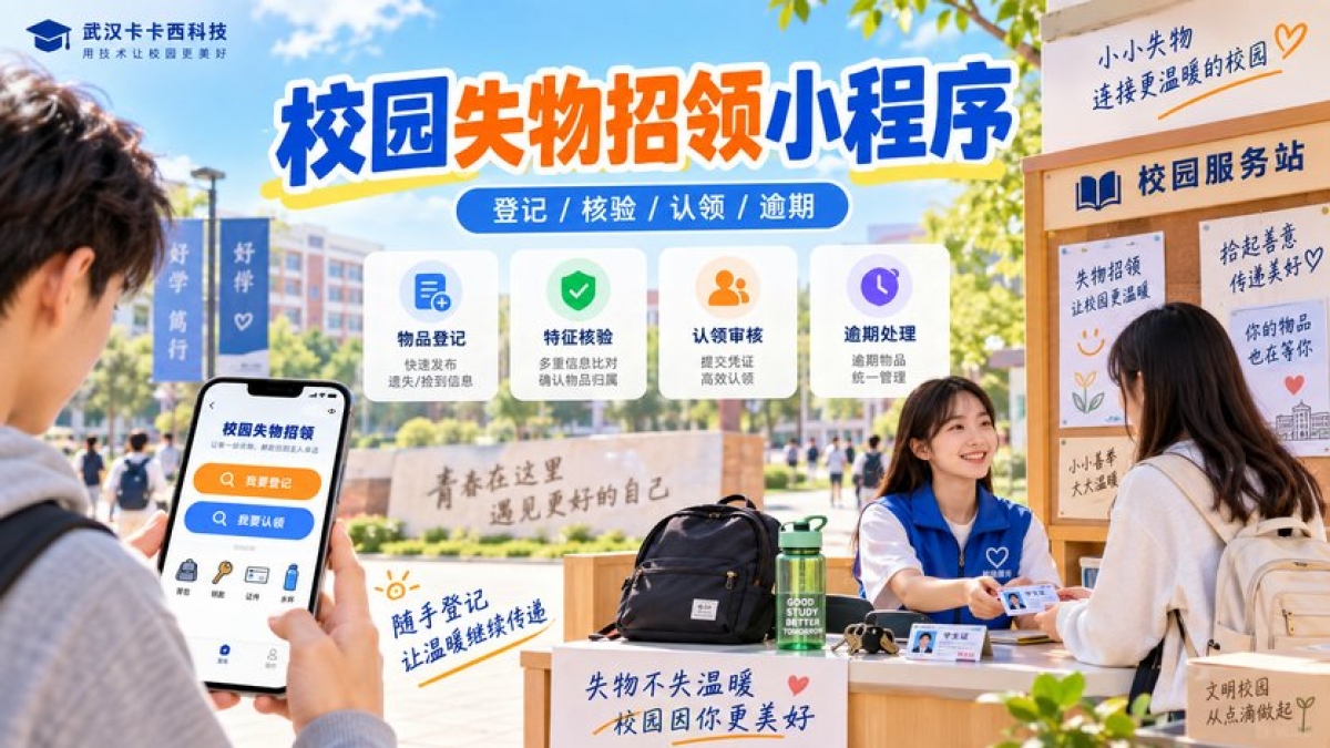 校园失物招领小程序怎么做？物品登记、特征核验、认领审核和逾期处理如何设计