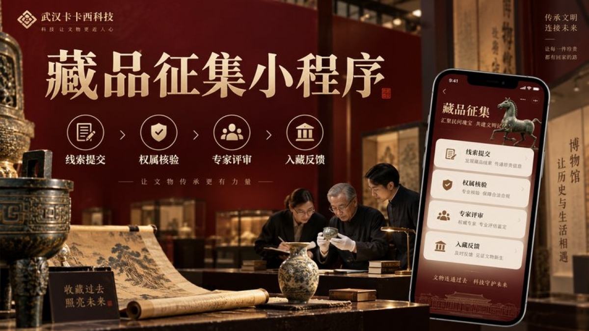博物馆藏品征集小程序怎么做？线索提交、权属核验、专家评审和入藏反馈如何设计