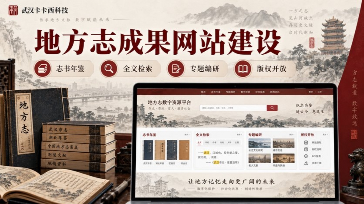 地方志成果网站怎么建设？志书年鉴、全文检索、专题编研和版权开放如何组织