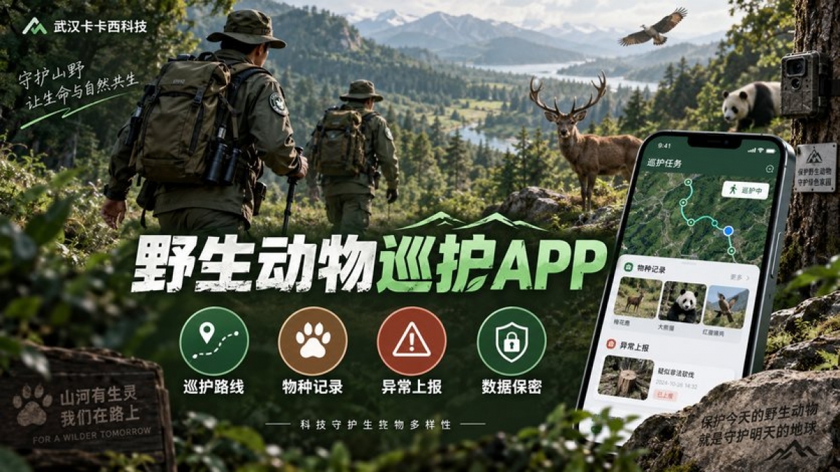 野生动物巡护APP怎么做？巡护路线、物种记录、异常上报和数据保密如何管理