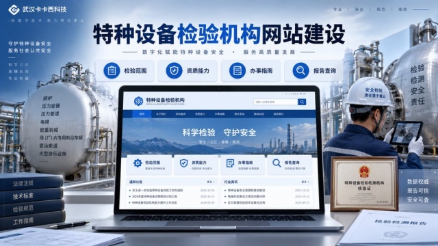 特种设备检验机构网站怎么建设？检验范围、资质能力、办事指南和报告查询如何规划
