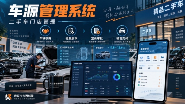 二手车门店车源管理系统怎么做？车辆收购、检测版本、定价审批和销售交付如何设计