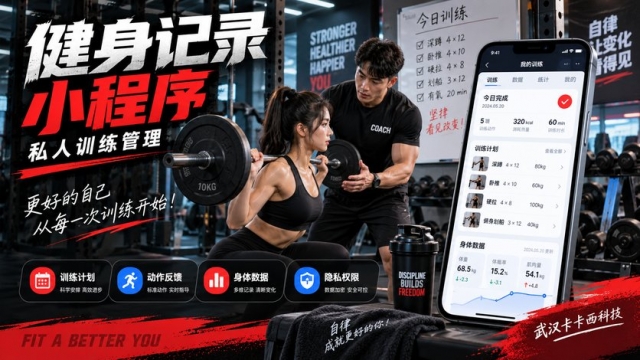 私人健身训练记录小程序怎么做？训练计划、动作反馈、身体数据和隐私权限如何管理