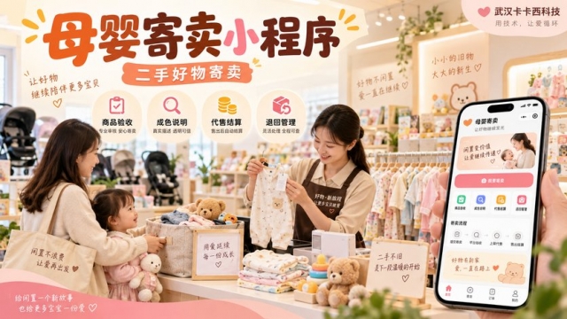 二手母婴用品寄卖小程序怎么做？商品验收、成色说明、代售结算和退回如何管理