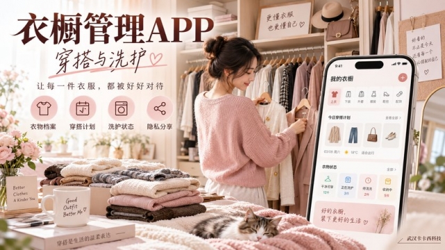 家庭衣橱管理APP怎么做？衣物档案、穿搭计划、洗护状态和隐私分享如何设计