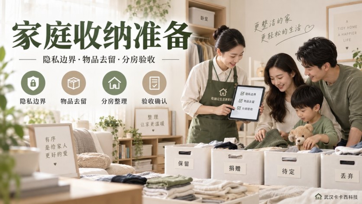 家庭收纳服务开始前要准备什么？隐私边界、物品去留和分房验收怎么确认