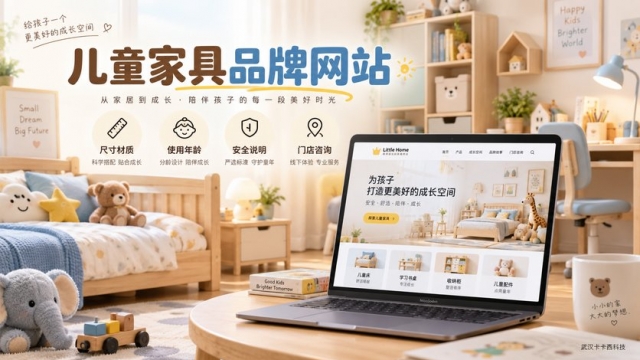 儿童家具品牌网站怎么建设？尺寸材质、使用年龄、安全说明和门店咨询如何规划