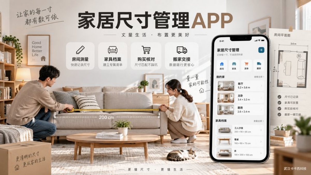 家庭家居尺寸管理APP怎么做？房间测量、家具档案、购买核对和搬家交接如何设计
