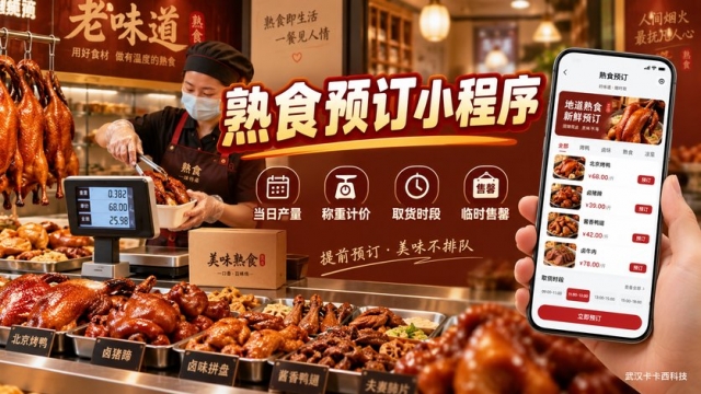 熟食门店预订小程序怎么做？当日产量、称重计价、取货时段和临时售罄如何设计