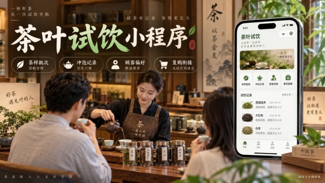 茶叶门店如何用小程序管理试饮？茶样批次、冲泡记录、顾客偏好和复购怎样衔接