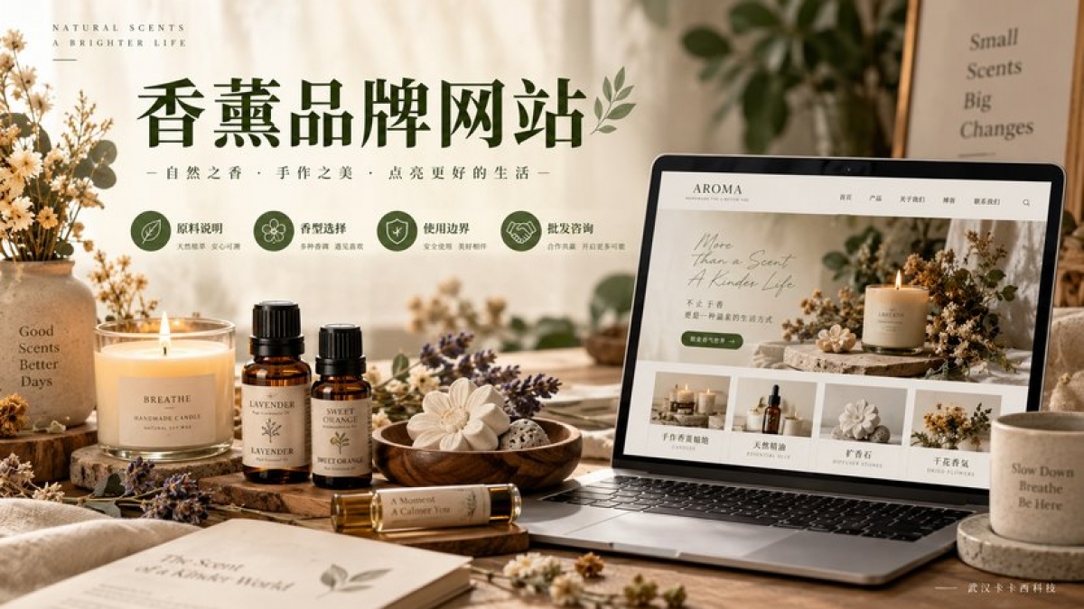 手作香薰品牌网站怎么建设？原料说明、香型选择、使用边界和批发咨询如何规划