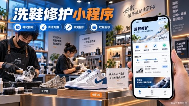 洗鞋门店修护小程序怎么做？鞋况拍照、清洁方案、修复报价和取鞋验收如何管理
