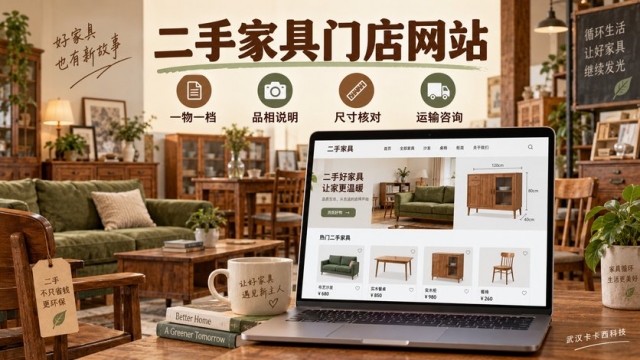 二手家具门店网站怎么建设？一物一档、品相说明、尺寸核对和运输咨询如何组织