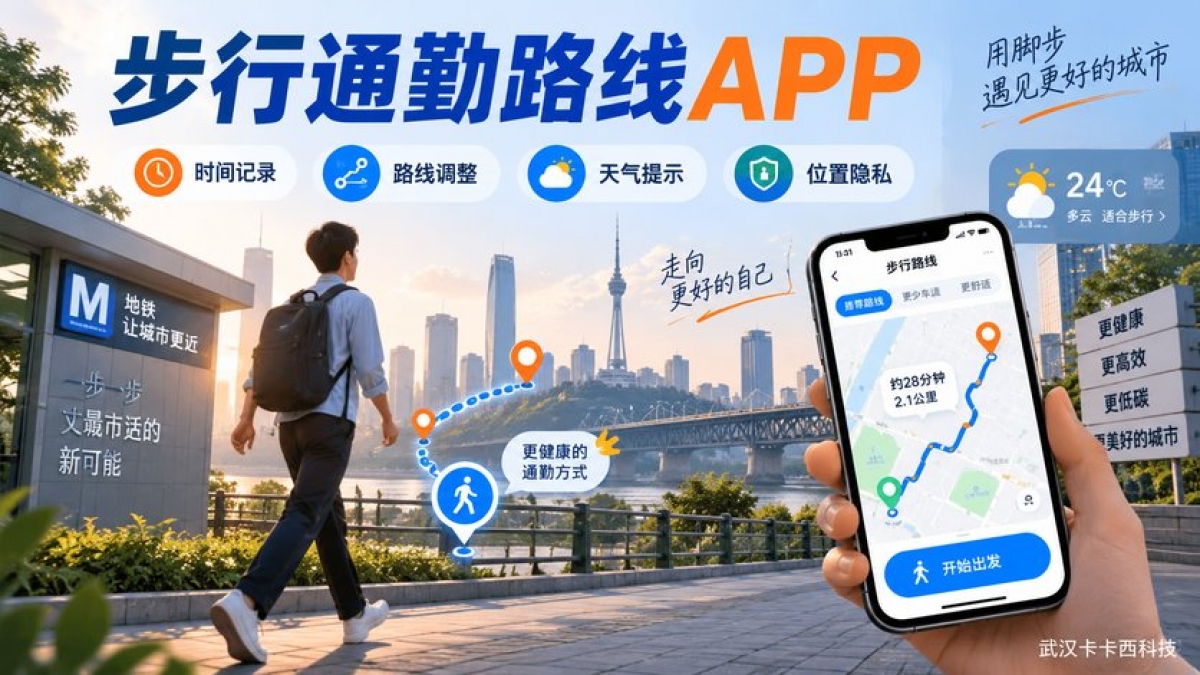 步行通勤路线APP怎么做？时间记录、路线调整、天气提示和位置隐私如何管理