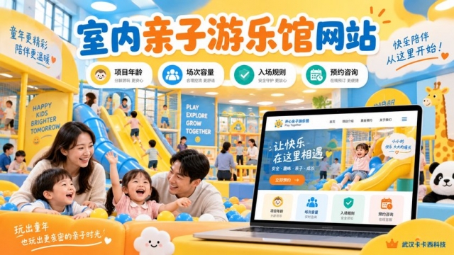 室内亲子游乐馆网站怎么建设？项目年龄、场次容量、入场规则和预约咨询如何呈现
