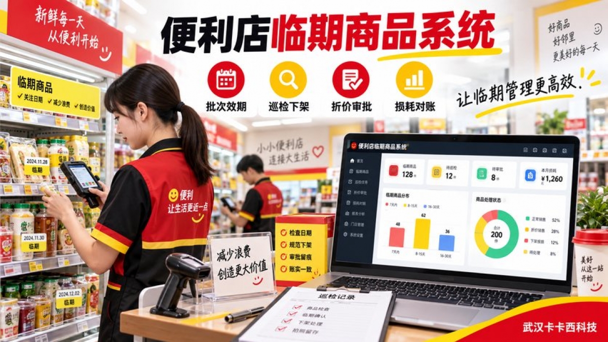 连锁便利店临期商品系统怎么做？批次效期、巡检下架、折价审批和损耗对账如何设计