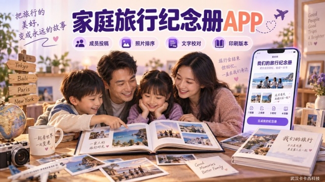 家庭旅行纪念册APP怎么做？成员投稿、照片排序、文字校对和印刷版本如何管理