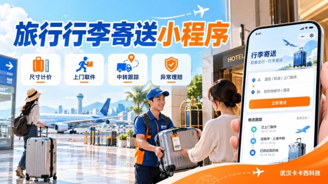 旅行行李寄送小程序怎么做？尺寸计价、上门取件、中转跟踪和异常理赔如何管理