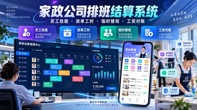 家政公司排班结算系统怎么做？员工技能、派单工时、临时替班和工资对账如何设计