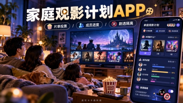家庭观影计划APP怎么做？片单投票、成员进度和剧透隔离怎样设计