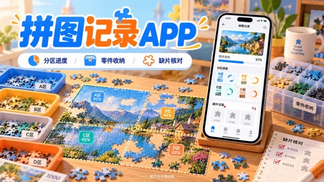 实体拼图记录APP开发要做哪些功能？分区进度、零件收纳和缺片核对怎样安排
