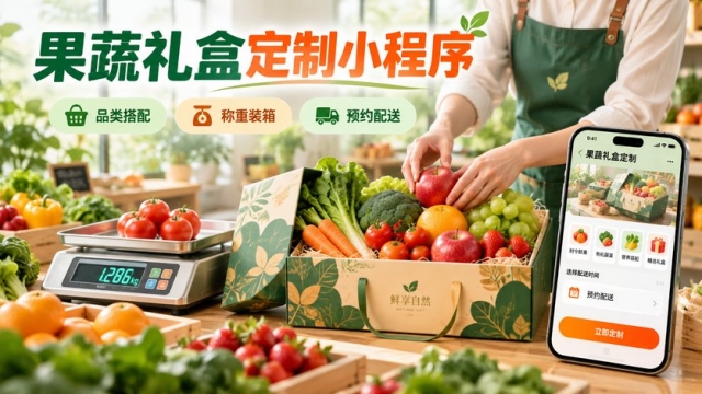 果蔬礼盒定制小程序怎么做？品类搭配、规格替换、称重装箱和预约配送如何设计