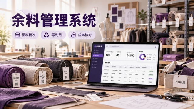 服装定制工作室余料管理系统怎么做？面料批次、裁剪余量、再利用和成本如何核对