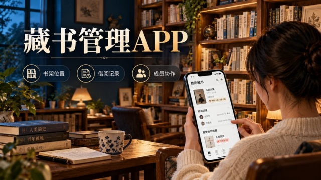 家庭纸质书藏书APP怎么做？书架位置、借阅记录、重复购书和成员协作如何设计