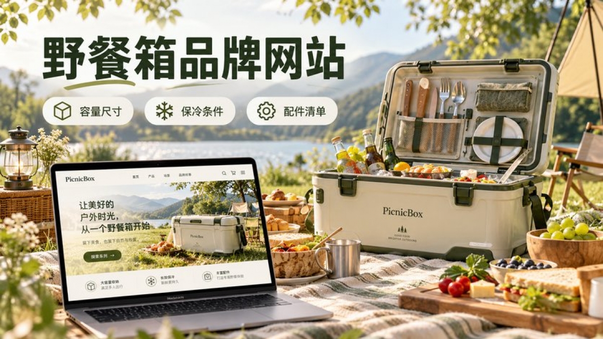 野餐箱品牌网站怎么建设？容量尺寸、保冷条件、配件清单和购买咨询如何规划