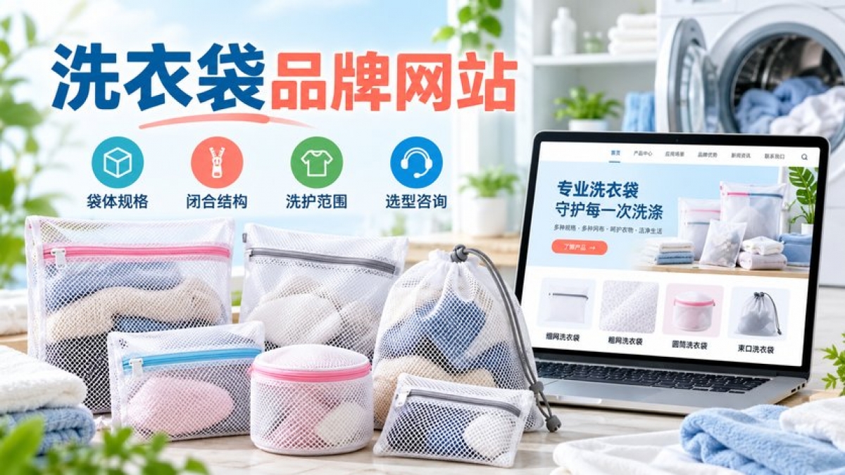 家用洗衣袋品牌网站怎么建设？袋体规格、闭合结构、洗护范围和选型咨询如何说明