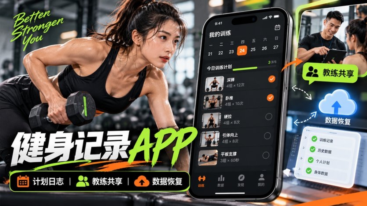 健身记录APP上线前怎么验收？计划日志、教练共享和数据恢复要测什么