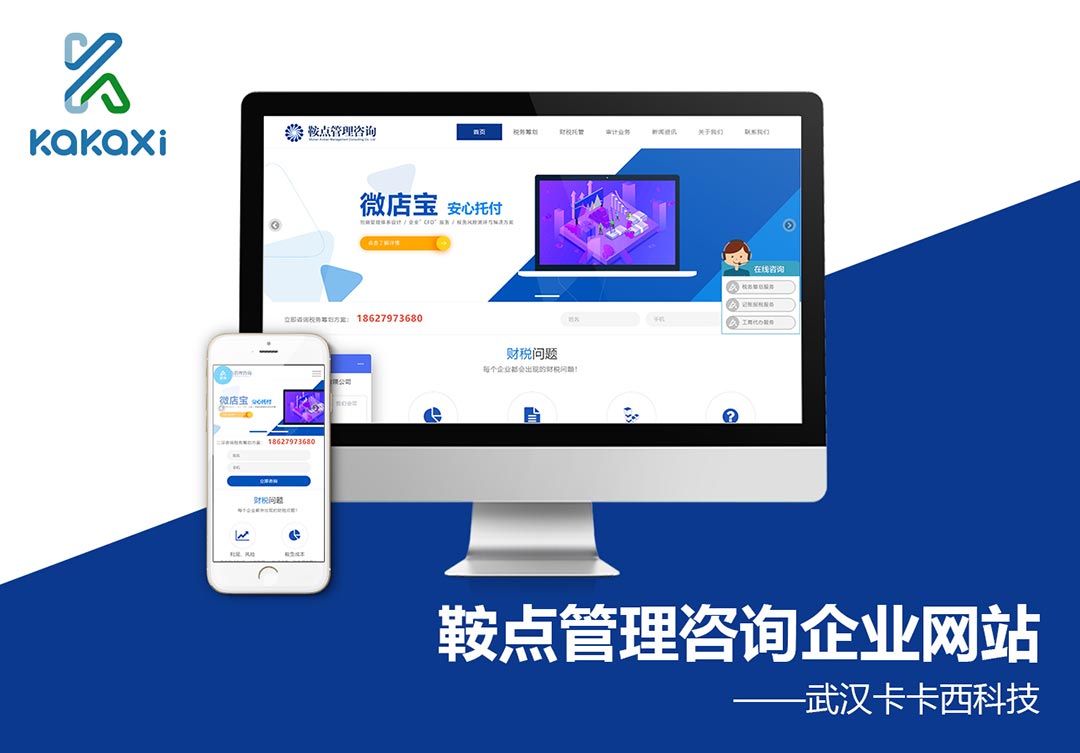 武汉鞍点管理咨询有限公司定制企业网站案例案例封面