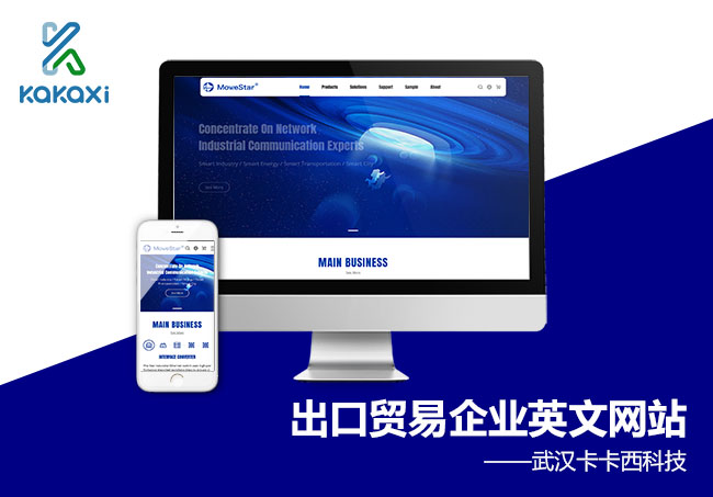 出口贸易公司企业英文网站定制开发案例案例封面
